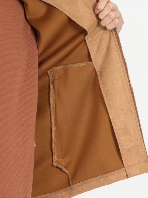 フェイクスエード シングルライダース