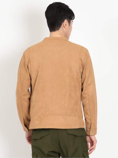 フェイクスエード シングルライダース