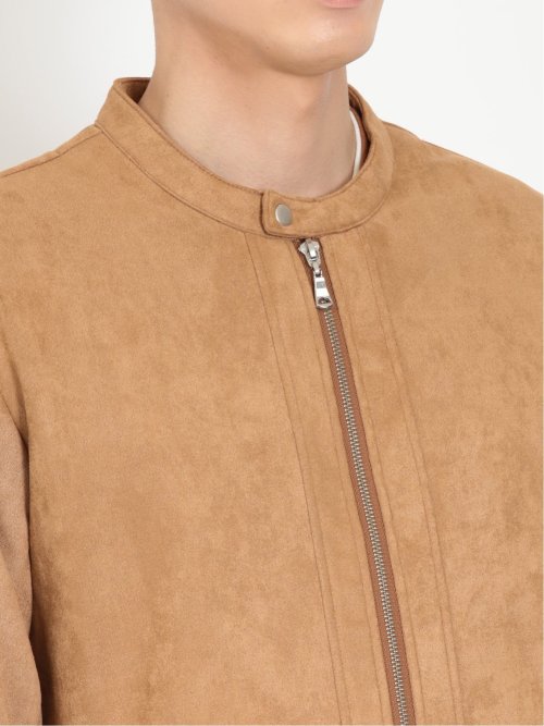 フェイクスエード シングルライダース