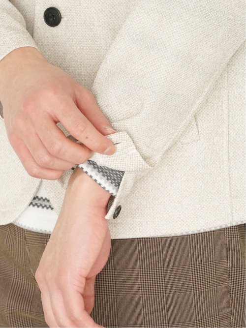 メッシュドビー鹿の子 2ボタン テーラードジャケット