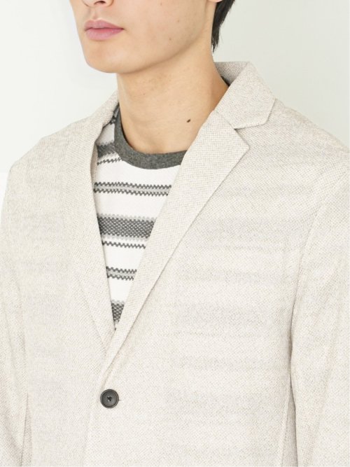 メッシュドビー鹿の子 2ボタン テーラードジャケット