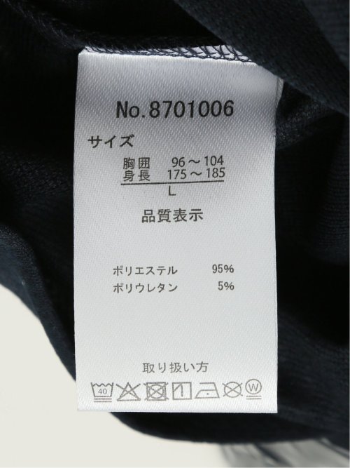 ふくれチェックジャガード クルーネック長袖Tシャツ