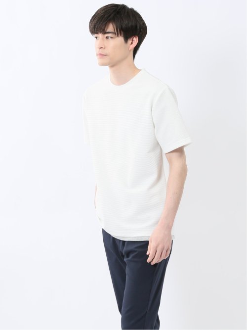 ドライリップル クルーネック半袖Tシャツ