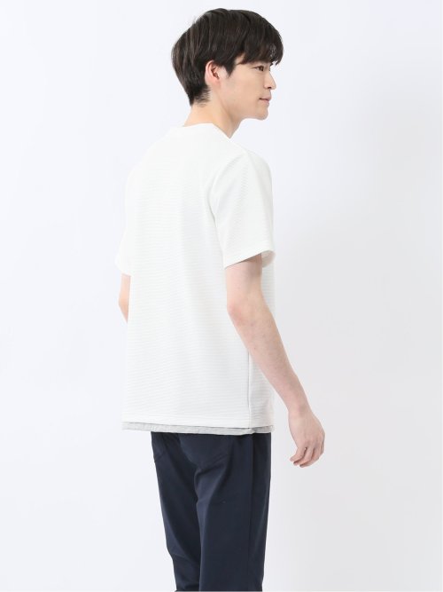 ドライリップル クルーネック半袖Tシャツ