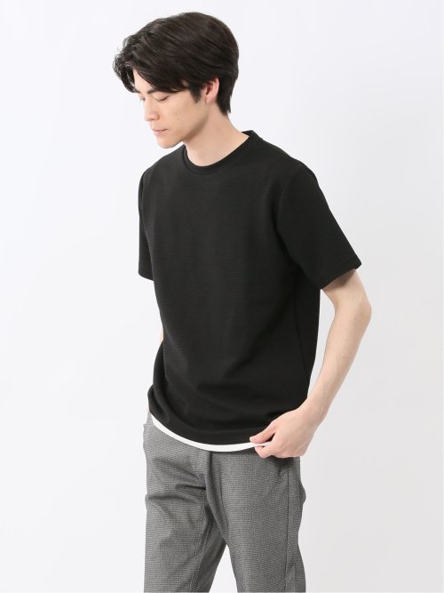 ドライリップル クルーネック半袖Tシャツ