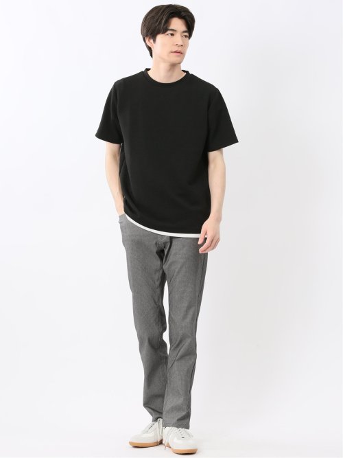 ドライリップル クルーネック半袖Tシャツ