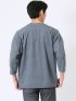 アンサンブル 2枚 セット メンズ 7分袖 カーディガン & 半袖 Tシャツ ややゆったり カウラ/Kaule