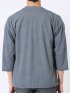 アンサンブル 2枚 セット メンズ 7分袖 カーディガン & 半袖 Tシャツ ややゆったり カウラ/Kaule