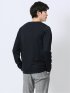 ジオメトリックジャガード クルーネック長袖Tシャツ