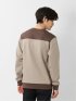 SOFT CUSHION 切替クルーネック 長袖プルオーバー