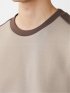 SOFT CUSHION 切替クルーネック 長袖プルオーバー