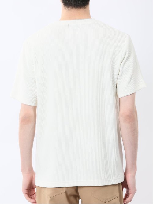 ドライストライプ Vネック半袖Tシャツ