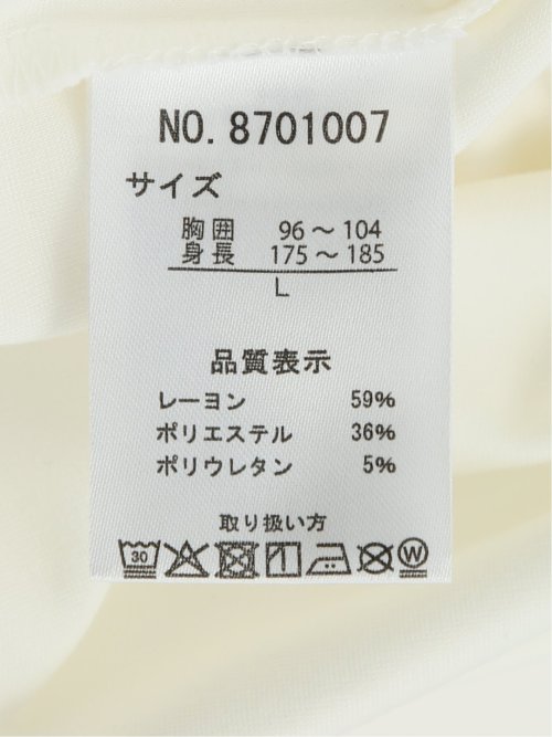 メランジポンチ Vネック長袖Tシャツ