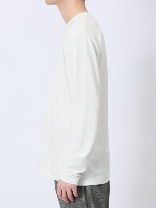 メランジポンチ Vネック長袖Tシャツ