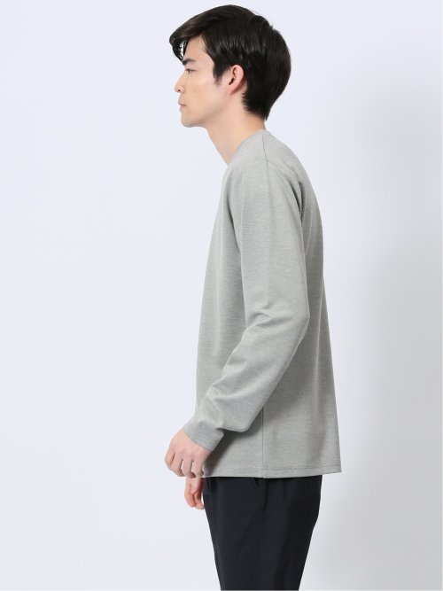 メランジポンチ Vネック長袖Tシャツ