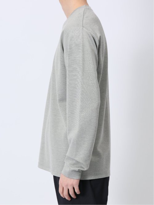 メランジポンチ Vネック長袖Tシャツ