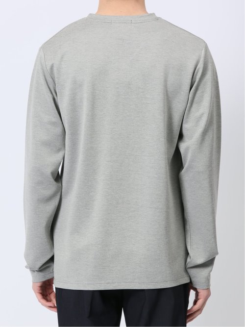 メランジポンチ Vネック長袖Tシャツ