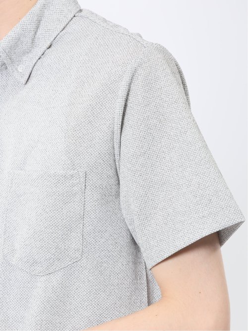 ドビーメッシュ ボタンダウン半袖ポロシャツ