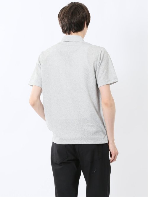 ドビーメッシュ ボタンダウン半袖ポロシャツ