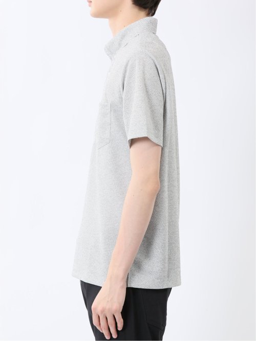 ドビーメッシュ ボタンダウン半袖ポロシャツ