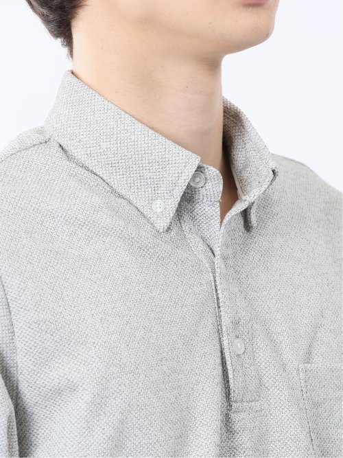 ドビーメッシュ ボタンダウン半袖ポロシャツ