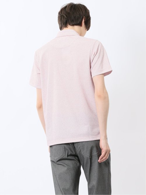 ドビーメッシュ ボタンダウン半袖ポロシャツ