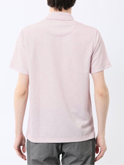 ドビーメッシュ ボタンダウン半袖ポロシャツ