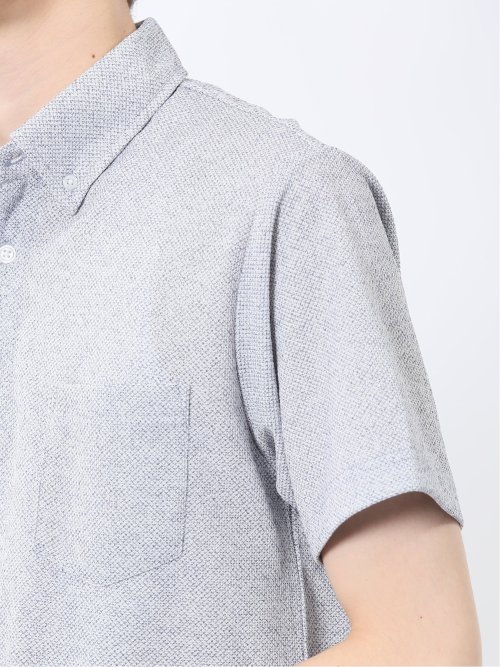 ドビーメッシュ ボタンダウン半袖ポロシャツ