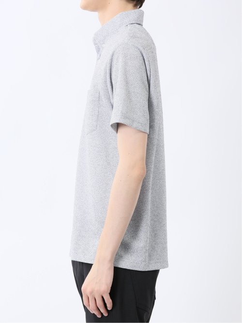 ドビーメッシュ ボタンダウン半袖ポロシャツ