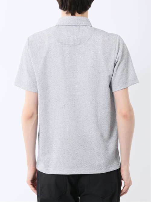 ドビーメッシュ ボタンダウン半袖ポロシャツ