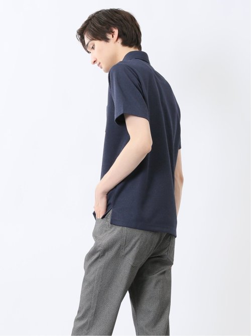 ドビーメッシュ ボタンダウン半袖ポロシャツ
