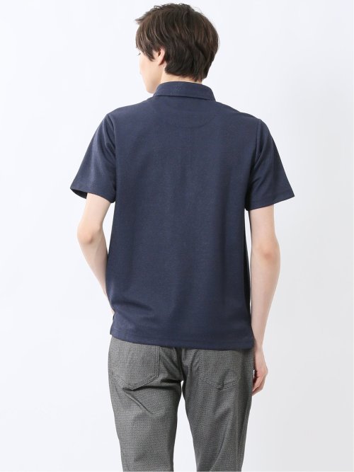 ドビーメッシュ ボタンダウン半袖ポロシャツ