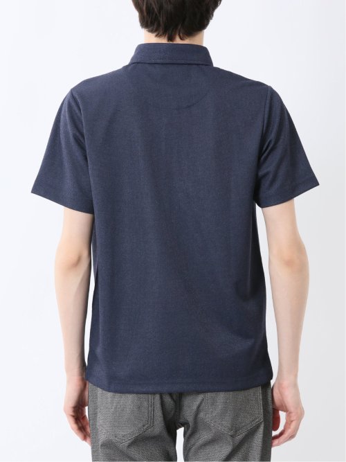ドビーメッシュ ボタンダウン半袖ポロシャツ