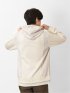 SOFT CUSHION スエード切替 長袖プルパーカー