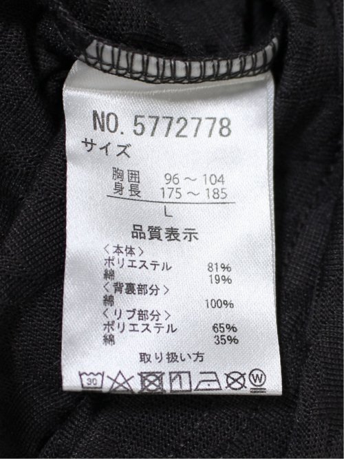 リンクスジャガード千鳥 Vネック長袖Tシャツ