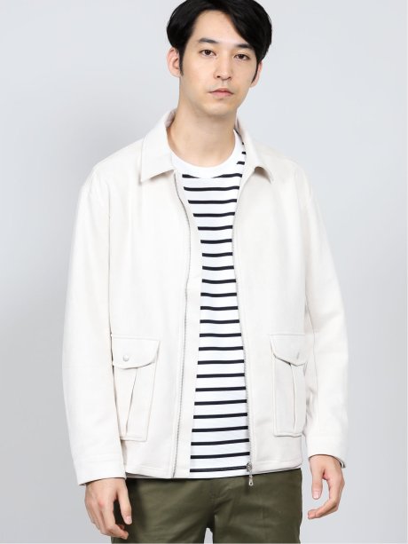 ストレッチ フェイクスエード A-2アウター