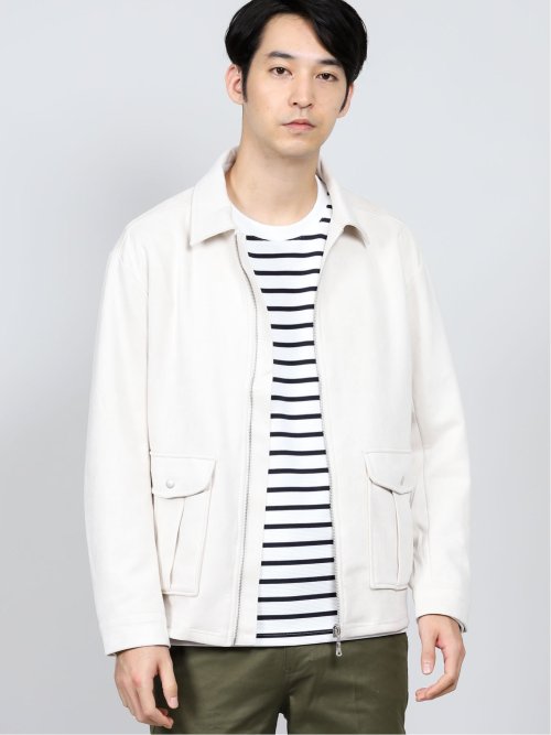 ストレッチ フェイクスエード A-2アウター