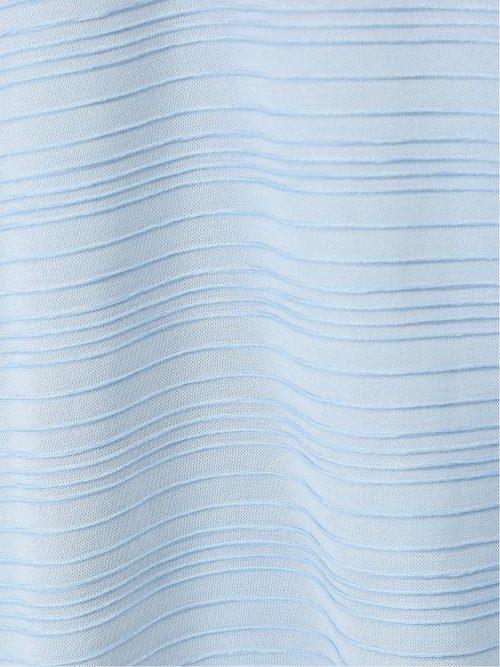 タックボーダー ダブルVネック半袖Ｔシャツ