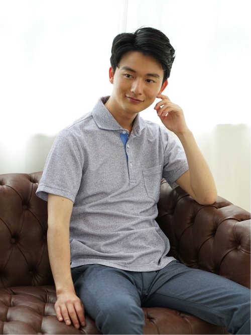 吸水速乾 ドビーメッシュ鹿の子 半袖ポロシャツ