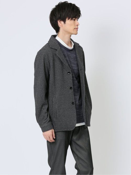 ジャガード ドライビングジャケット
