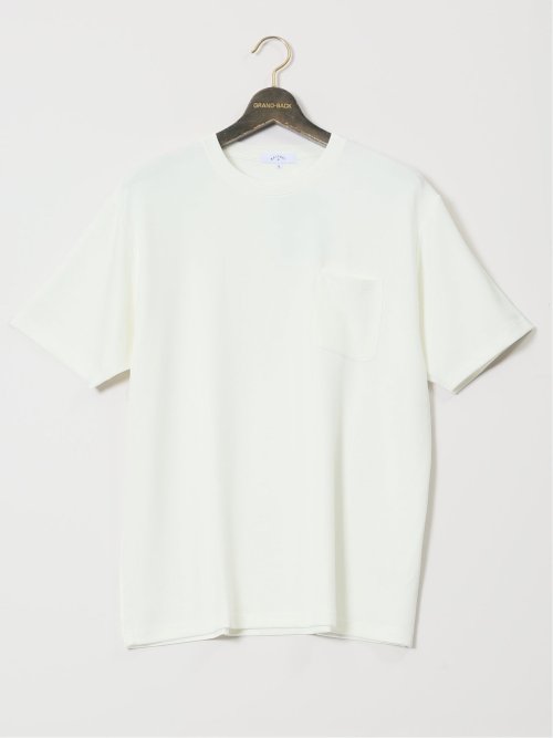 【大きいサイズ】KAITEKI+ ポケット付 クルーネック半袖Tシャツ