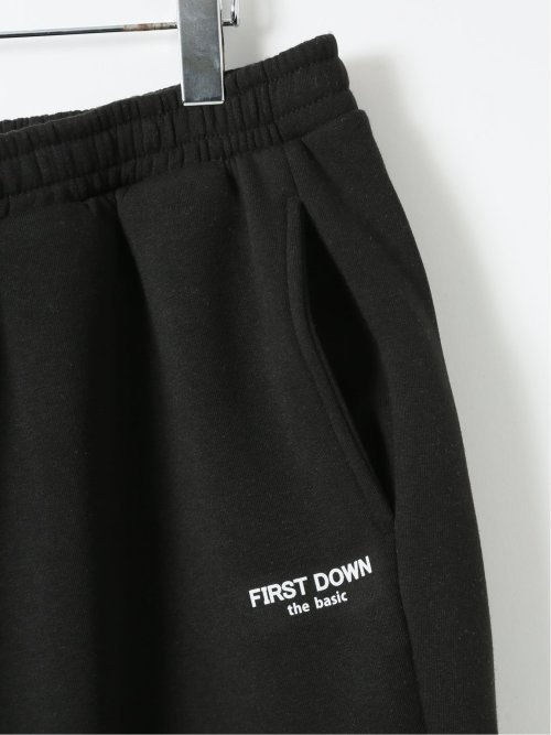 【大きいサイズ】ファーストダウン パンツ メンズ 裏起毛 綿混 スエット イージー セットアップ可能