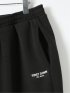 【大きいサイズ】ファーストダウン パンツ メンズ 裏起毛 綿混 スエット イージー セットアップ可能