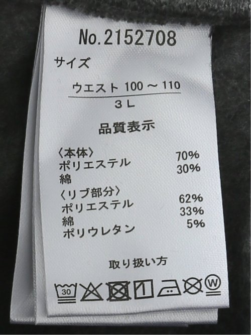 【大きいサイズ】ファーストダウン パンツ メンズ 裏起毛 綿混 スエット イージー セットアップ可能