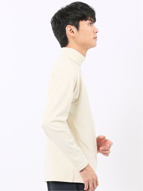 【WEB限定】KAITEKI+ フラッフィースムース タートルネック長袖Tシャツ