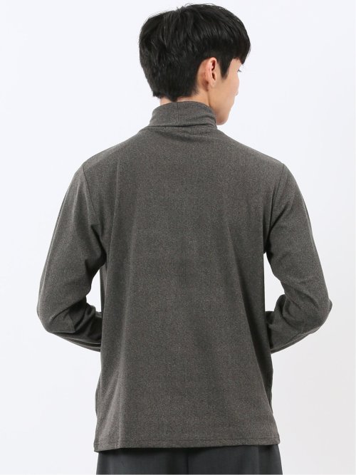 【WEB限定】KAITEKI+ フラッフィースムース タートルネック長袖Tシャツ