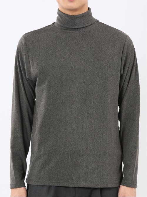 【WEB限定】KAITEKI+ フラッフィースムース タートルネック長袖Tシャツ