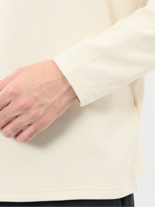 【WEB限定】KAITEKI+ フラッフィースムース モックネック長袖Tシャツ