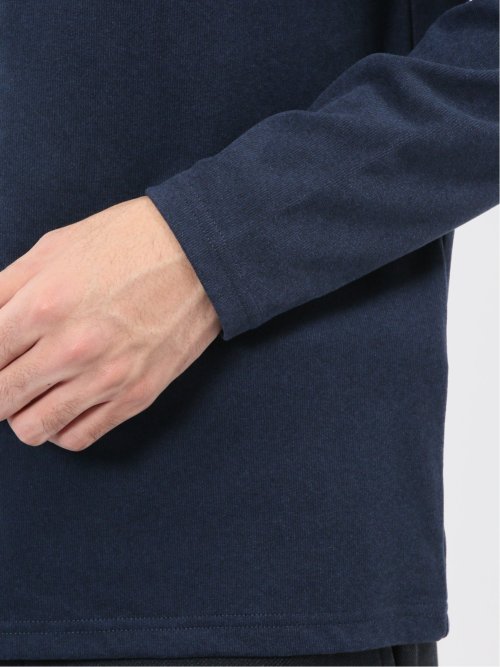 【WEB限定】KAITEKI+ フラッフィースムース モックネック長袖Tシャツ