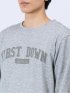 【WEB限定】ファーストダウン/FIRST DOWN 裏シャギーロゴ クループルオーバー